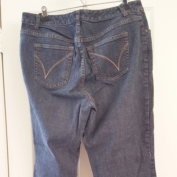 VENEZIA Stretch Bootcut 5 Pocket Denim Jean 2 DARK - Picture 4 of 5